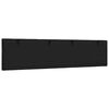 vidaXL Hoofdbordkussen "Hanko" 200 cm stof zwart