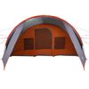 vidaXL Tunneltent met dak Grijs en Oranje 778 x 356 x 210 cm