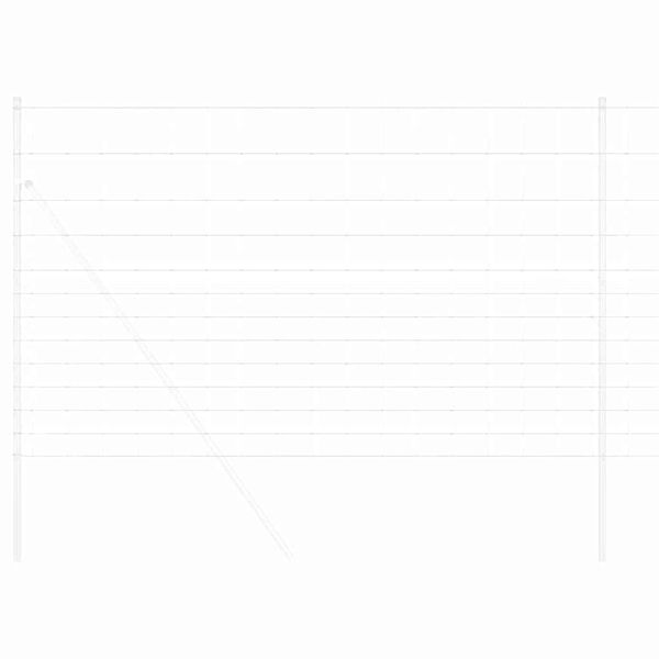 vidaXL Weidehekwerk Grijs 1.5 x 10 m Staal