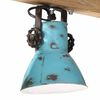 vidaXL Plafondlamp 25 W E27 90x24x111 cm verweerd blauw