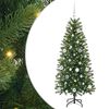 vidaXL Kunstkerstboom met 150 LED met standaard Groen 150 cm PE en PVC
