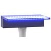 vidaXL Watervaloverlaat met RGB LED's 30 cm acryl