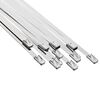 vidaXL Kabelbinders 12 st 4,6 x 450 mm zilver