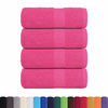 vidaXL Gastendoekjes FROGN 4 st 30x50 cm 360 g/m&sup2; roze