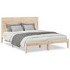 vidaXL Bedframe extra lang zonder matras massief hout 140x220 cm