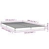 vidaXL Bedframe massief grenenhout 120x200 cm