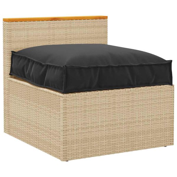 vidaXL Kussen Zwart 70 x 70 x 12 cm Oxford Stof