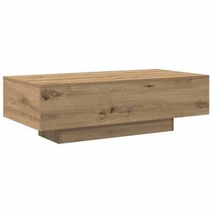 vidaXL Salontafel 100x49,5x31 cm bewerkt hout artisanaal eikenkleur