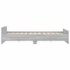 vidaXL Bedframe met hoofd- en voeteneinde grijs sonoma 200x200 cm