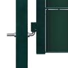 vidaXL Poort 100x81 cm PVC en staal groen