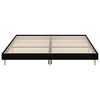 vidaXL Bedframe zonder matras 180x200 cm spaanplaat zwart