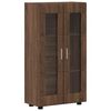 vidaXL Dressoir FLORIN 55,5 x 29 x 100 cm Bruin Eiken Bewerkt hout