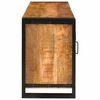 vidaXL TV-kast Bruin 120 x 30 x 50 cm Massief ruw mangohout