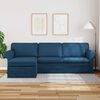 vidaXL Bank 210cm Blauw Metaal
