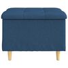 vidaXL Knopkruk met kussen Blauw 60 x 60 x 45 cm Stof