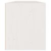 vidaXL Wandkasten 2 st 60x30x35 cm massief grenenhout wit