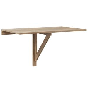 vidaXL Wandtafel inklapbaar 100x60 cm eikenkleurig
