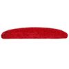 vidaXL Trapmatten 10 st 65x21x4 cm Rood Halfrond Groot