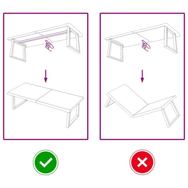 vidaXL Wandschap 140x60x(2-4)cm behandeld massief eikenhout lichtbruin