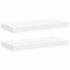 vidaXL Wandschappen zwevend 2 st 50x23x3,8 cm MDF wit