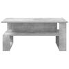 vidaXL Salontafel Beton Grijs 90 x 50 x 40 cm Bewerkt hout