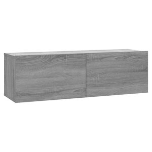 vidaXL Tv-wandmeubel 100x30x30 cm bewerkt hout grijs sonoma eikenkleur
