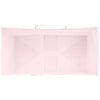 vidaXL Papieren zakken 50 st met hengsels 32x17x44 cm roze