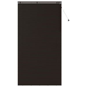 vidaXL Jaloezie Donkerbruin 135 x 250 cm 35 mm Massief Paulowniahout