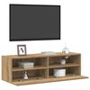 vidaXL TV Wandkast artisanaal eikenkleurig 100 x 30 x 30 cm