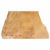 vidaXL Tafelblad met natuurlijke rand 90x40x3,8 cm massief mangohout