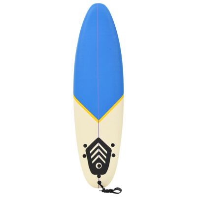 vidaXL Surfplank 170 cm blauw en crème