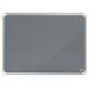 Nobo Prikbord Premium Plus 60x45 cm vilt grijs