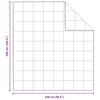 vidaXL Dekbed Wit 240 x 260 cm Veren