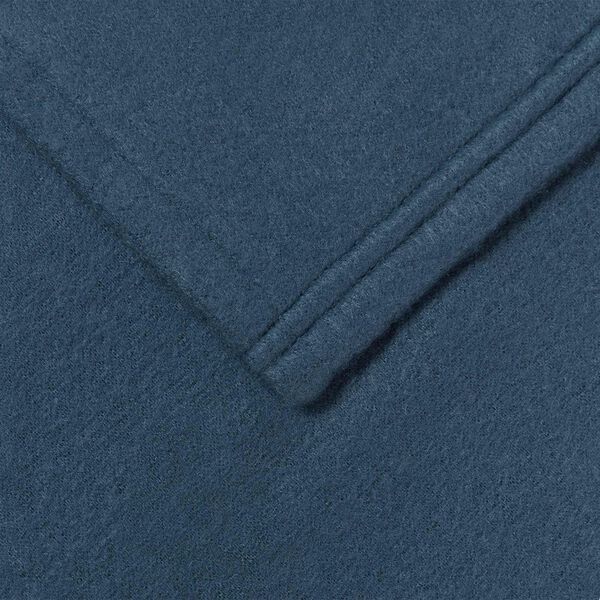 vidaXL Gooi Deken Marineblauw 170 x 130 cm Fleece