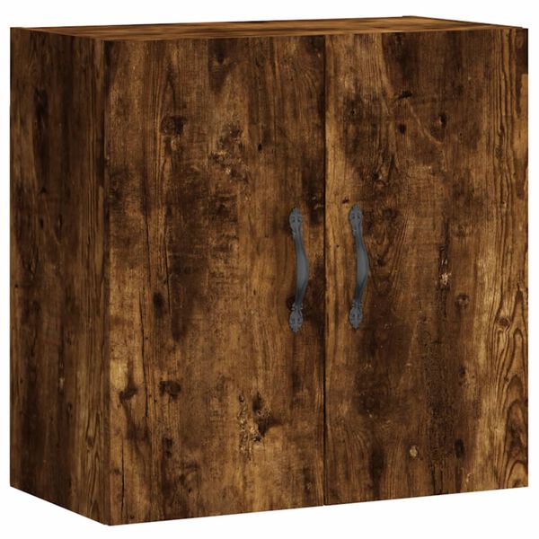 vidaXL Wandkast 60x31x60 cm bewerkt hout gerookt eikenkleurig