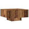 vidaXL Salontafel 60x60x31,5 cm bewerkt hout oud houtkleurig