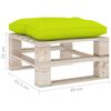 vidaXL 8-delige Loungeset met kussens pallet grenenhout