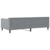 vidaXL Slaapbank 100x200 cm stof lichtgrijs