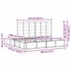 vidaXL Bedframe Bruin 180 x 200 cm Massief grenenhout