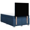 vidaXL Boxspring met matras stof blauw 120x190 cm