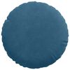 vidaXL Zitkussens 2 stuks Blauw Ø 40 x 13 cm Fluweel