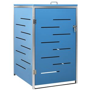 vidaXL Containerberging enkel 69x77,5x115 cm roestvrij staal
