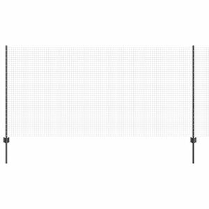vidaXL Gelaste Draadhek met Paal 10 x 1,2 m (B x H) PVC-Coated Staal