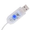 vidaXL Kerstrendieren 6 st 120 LED's zilver