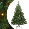 vidaXL Kunstkerstboom met 150 LED met standaard Groen 120 cm PE en PVC