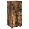vidaXL Badkamerkastenset TULUM Gerookt eiken 37 x 31,5 x 82 cm