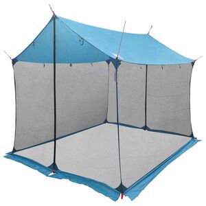 vidaXL Campingzeil met gaaswanden 270 x 210 x 210 cm Blauw