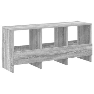 vidaXL Tijdschrift Rek Grijs Sonoma 102 x 30 x 45 cm