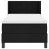 vidaXL Boxspringbed met matras Zwart 200 x 80 cm Polyester