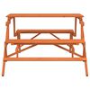 vidaXL Picknicktafel met banken 2-in-1 ombouwbaar massief vurenhout